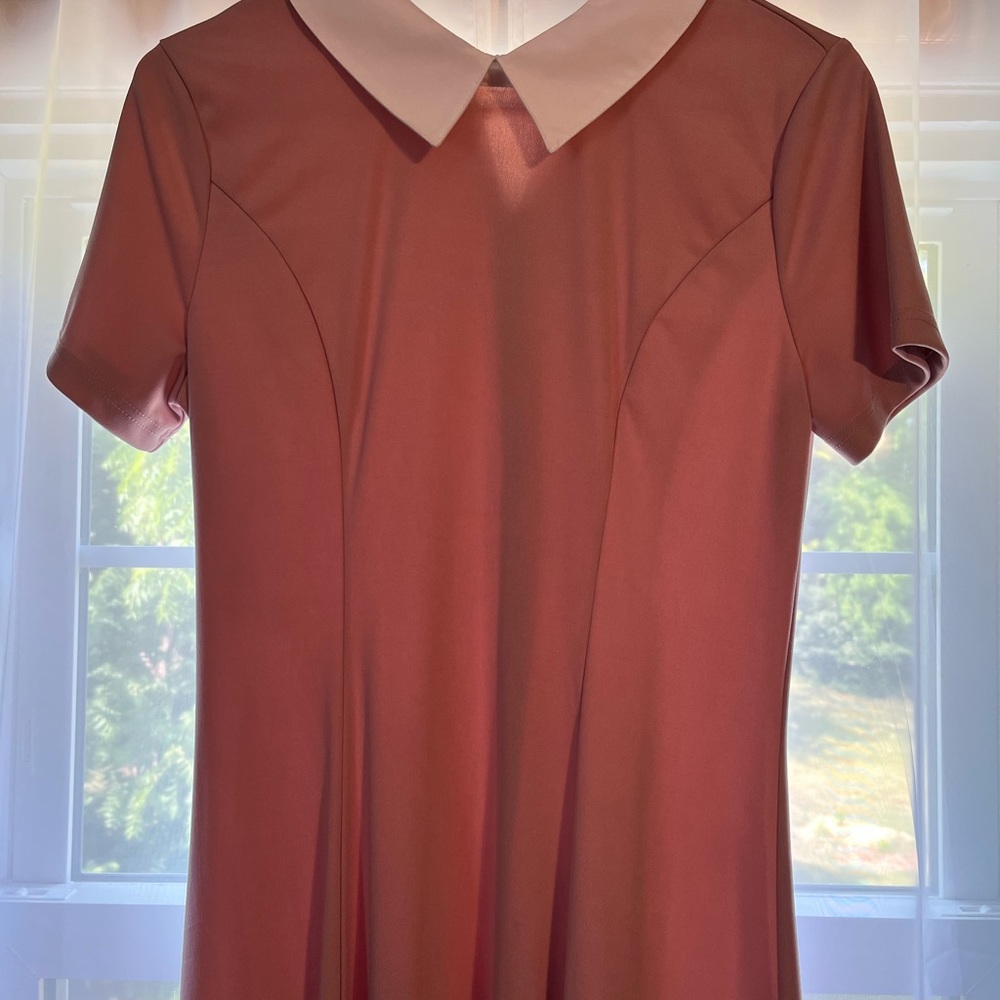 NWT Allegra K Pink Collared Dress - Size S